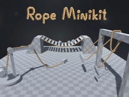 Rope Minikit 2.0.0 物理特性绳子索桥起重机秋千模拟插件